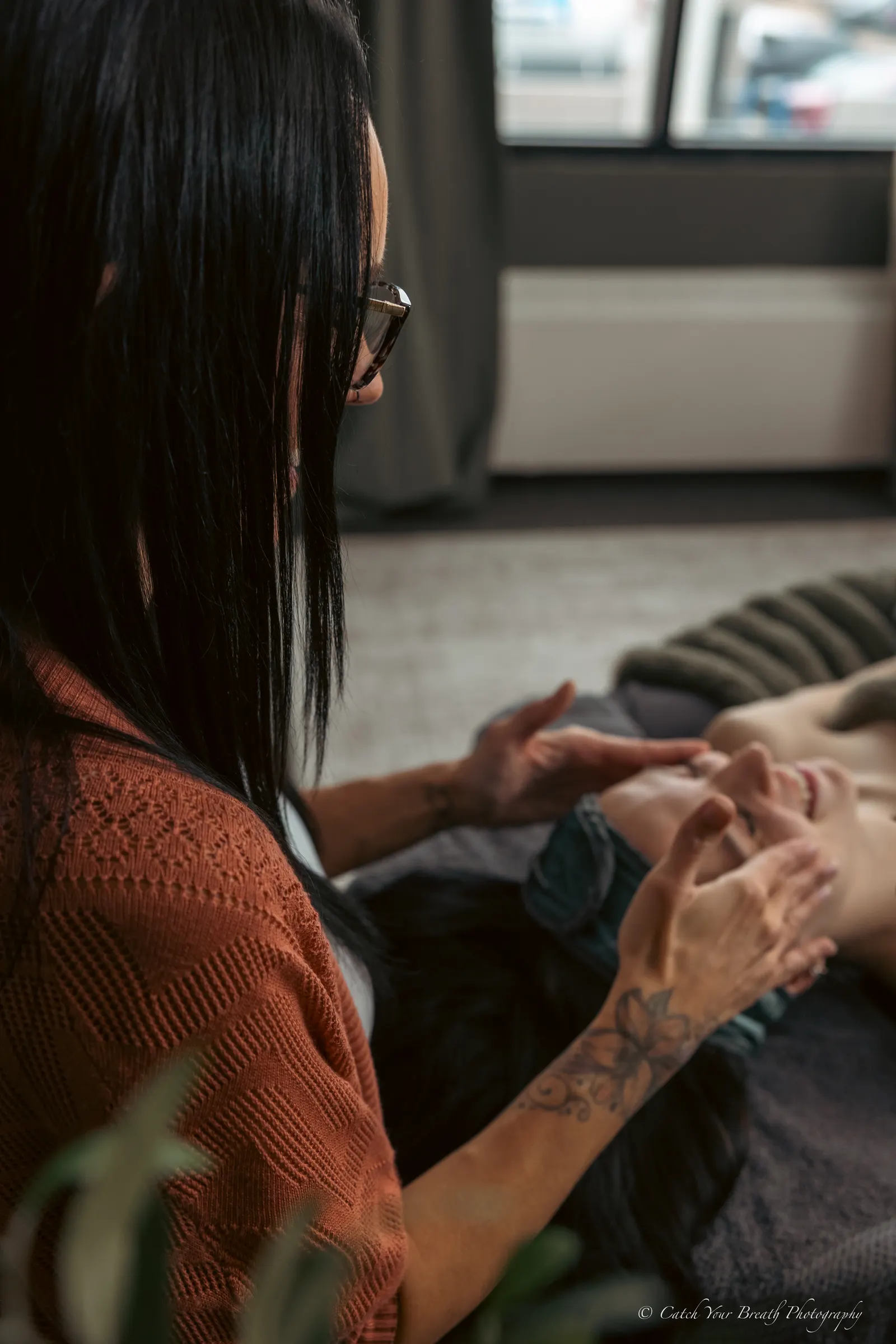 Restorative facial treatment at Sacred Beauty Collective